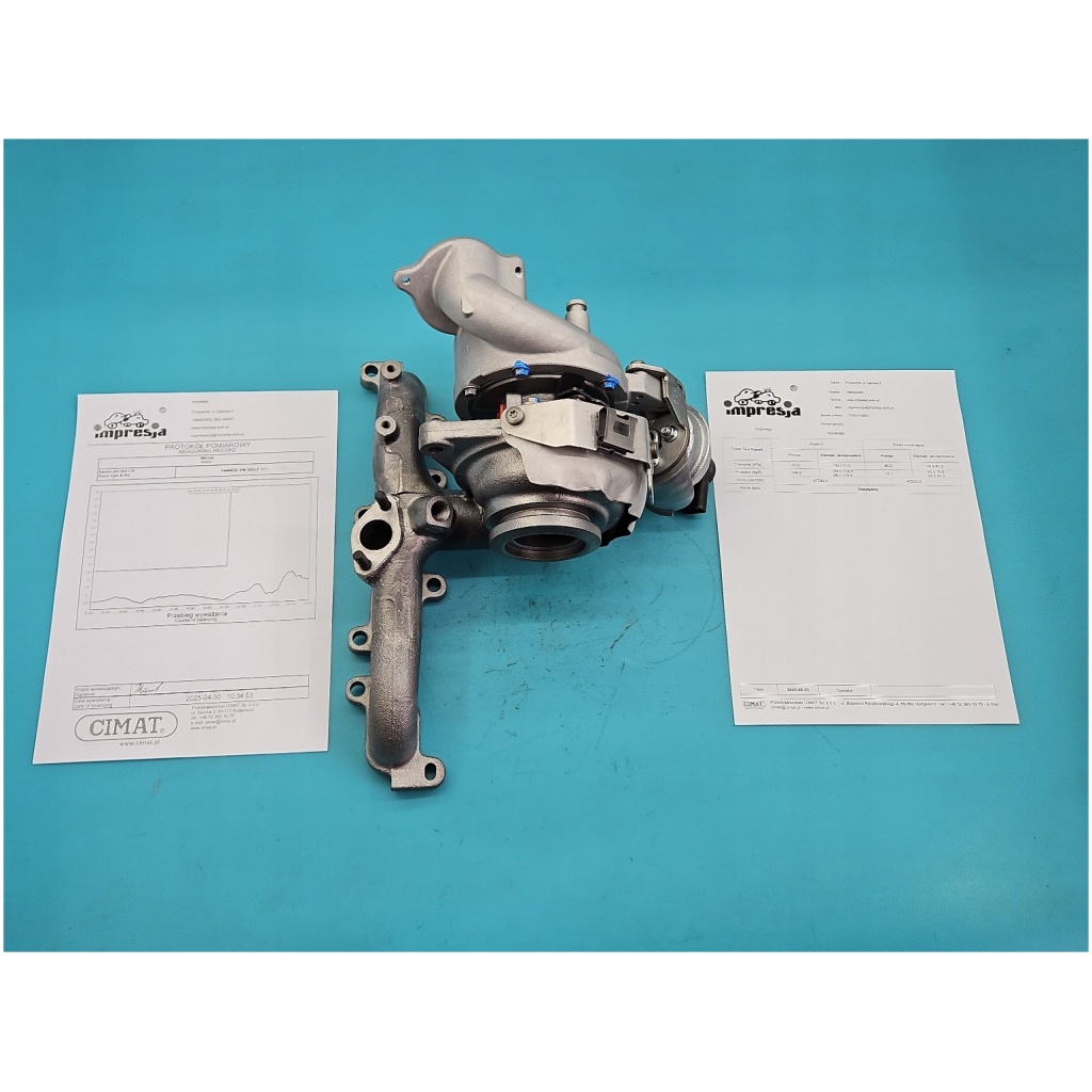 Regenererad turboladdare VW Golf VI 03L253016T 1.6 TDI 105 hk