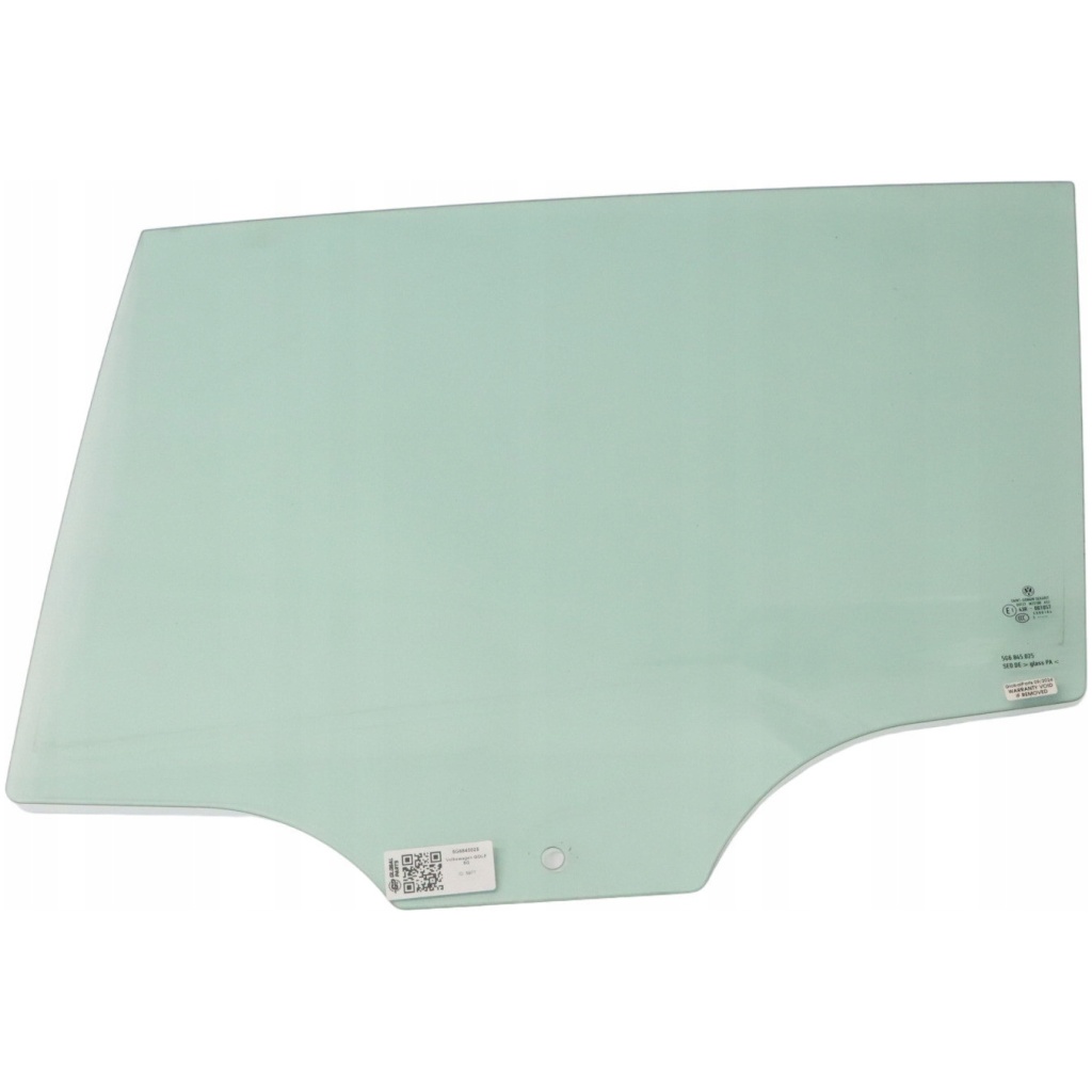 VW Golf 5G vänster bak dörrruta (grön) AS2 OEM 5G6845025