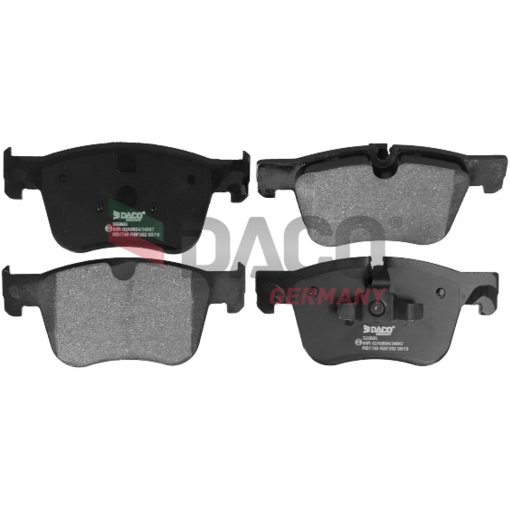 Bromsklossats fram DACO Germany 322805 1623162380