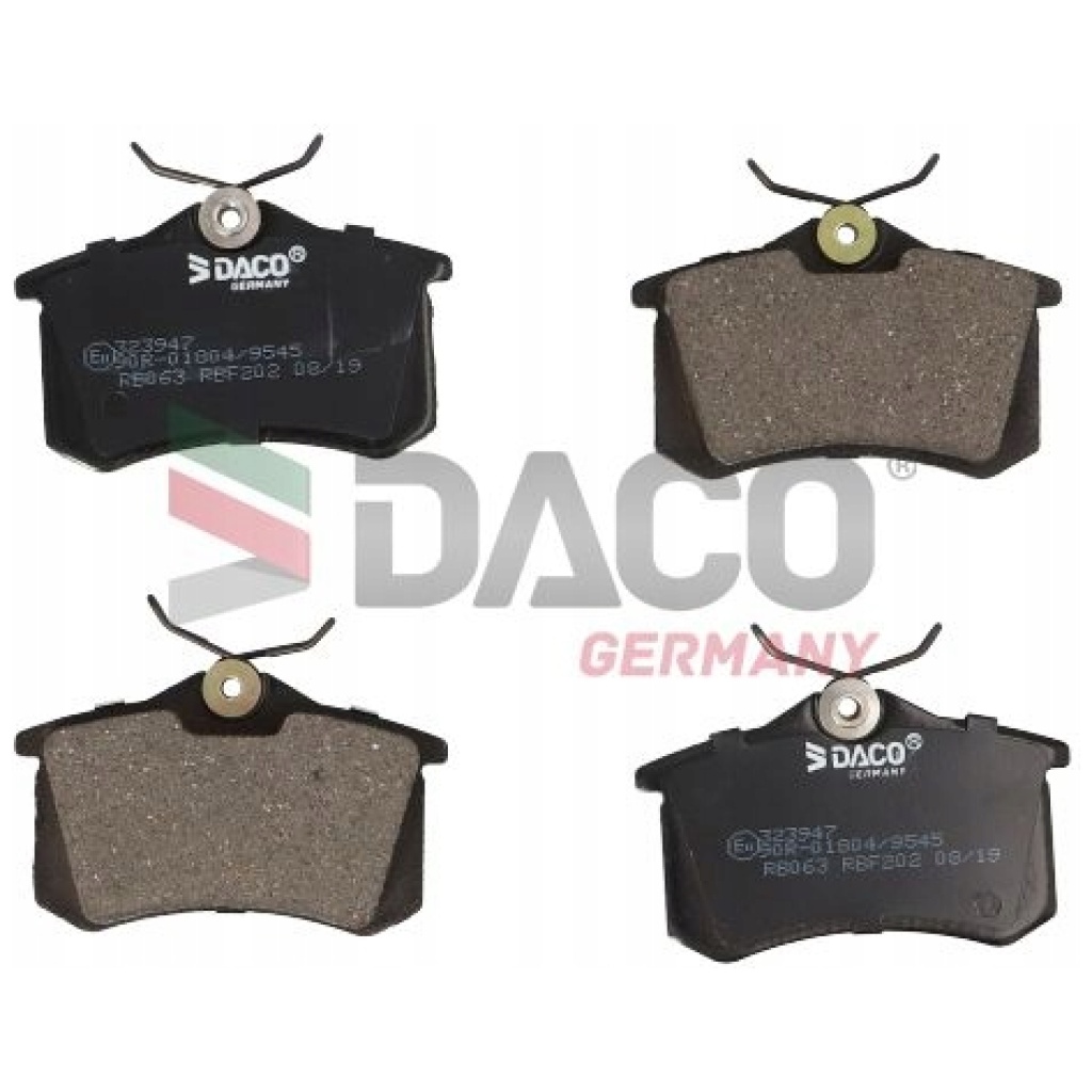 Bromsbelägg bak DACO Germany 323947 (TRW) – Audi/Seat/Skoda/VW/Ford/Opel/Peugeot 698451
