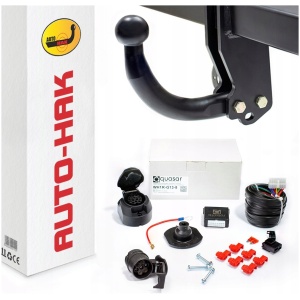 Dragkrok Volvo V50 Kombi 2004–2012 AutoHak L-23 + 13-pol elsats med modul WH1R-G13-8 + 13/7-adapter V5020042012 10512349637 main