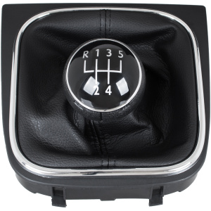 Växelknopp + växeldamask med ram (5-växlad) VW Golf V/VI, Jetta – OE 1K0711113CF 11869743185 main