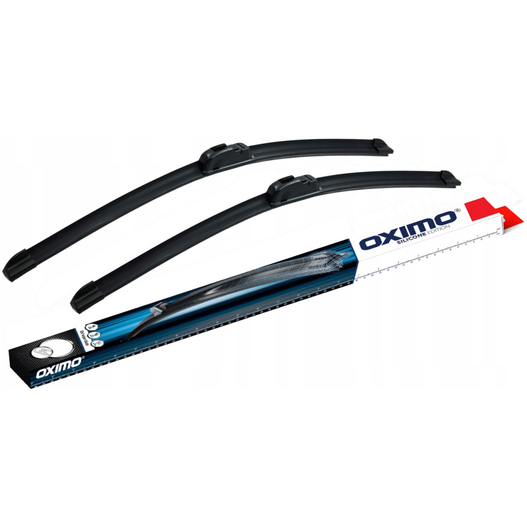 OXIMO flatblade vindrutetorkare, U-krok 65cm + 40cm (set) WYC 9059/OXI HAKU65CM
