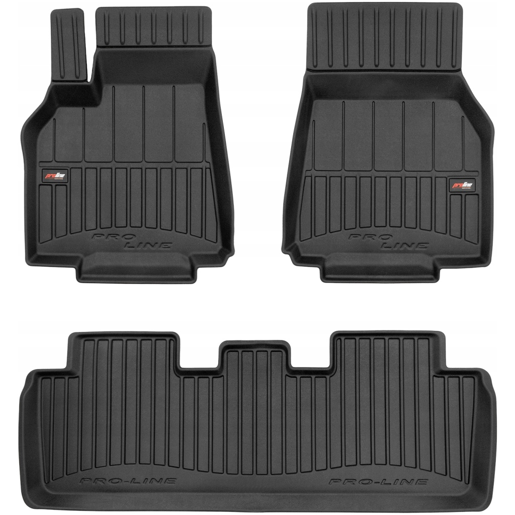 FROGUM 3D gummimattor till Tesla Model Y (från 2020) – svart, 3 st, 3D427341 YOD2020