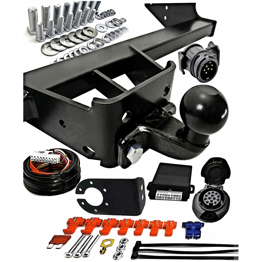 Dragkrok med 13-pin modul/kablage Ford Transit Custom 2012-2023 (Furgon/VAN/Autobus) 2013R