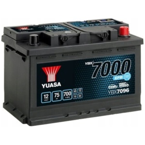 Yuasa YBX7096 EFB Start-Stop 12V 75Ah 700A P+ (B13) 278x175x190 mm 2441000Q4J 15054659910 main