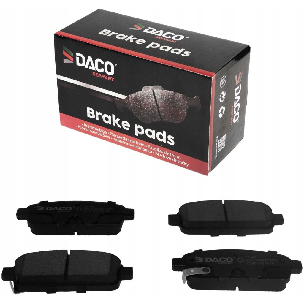 DACO bromsbelägg (4 st) – Chevrolet Cruze/Orlando, Opel Astra J/Mokka/Zafira C – DAC 320403 13411380