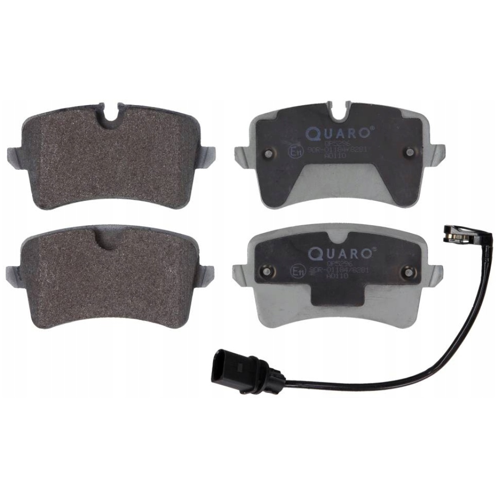 QUARO bromsbelägg bak VW A6/A7 11- skiva 330MM, 1 sensor 4G0698451L