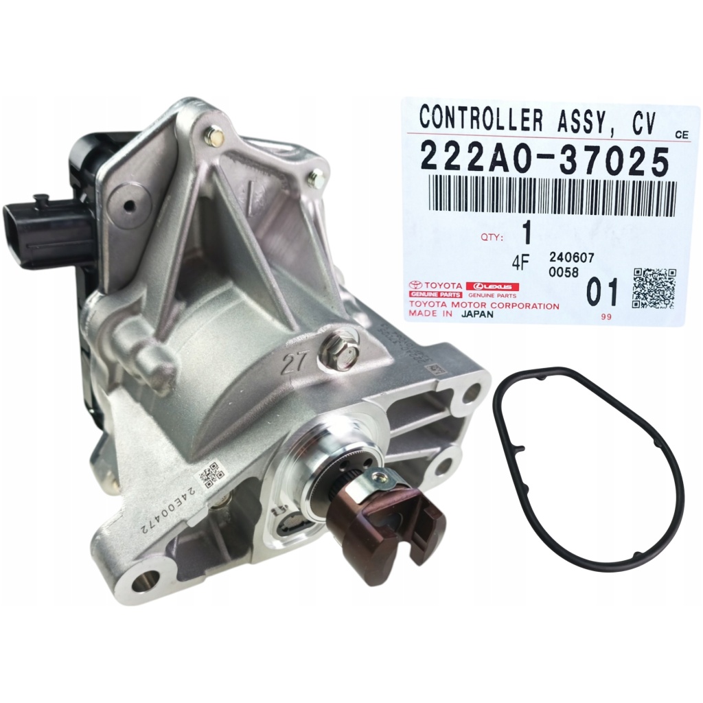 Toyota/Lexus styrmodul för variabla kamtider (Valvematic) + packning 222A037025