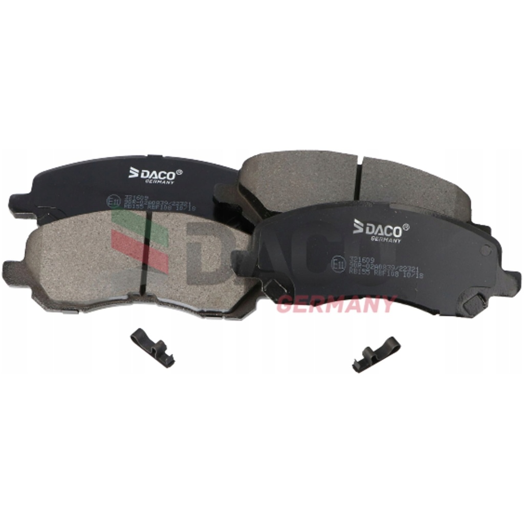 Bromsklossats fram DACO Germany 321609 4605A795