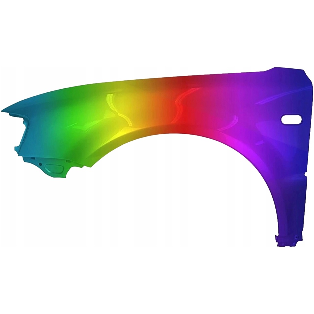 VW Caddy III 2004–2010 framskärm vänster fram, galvaniserad stål, lackeras i vald färg 2K0821021