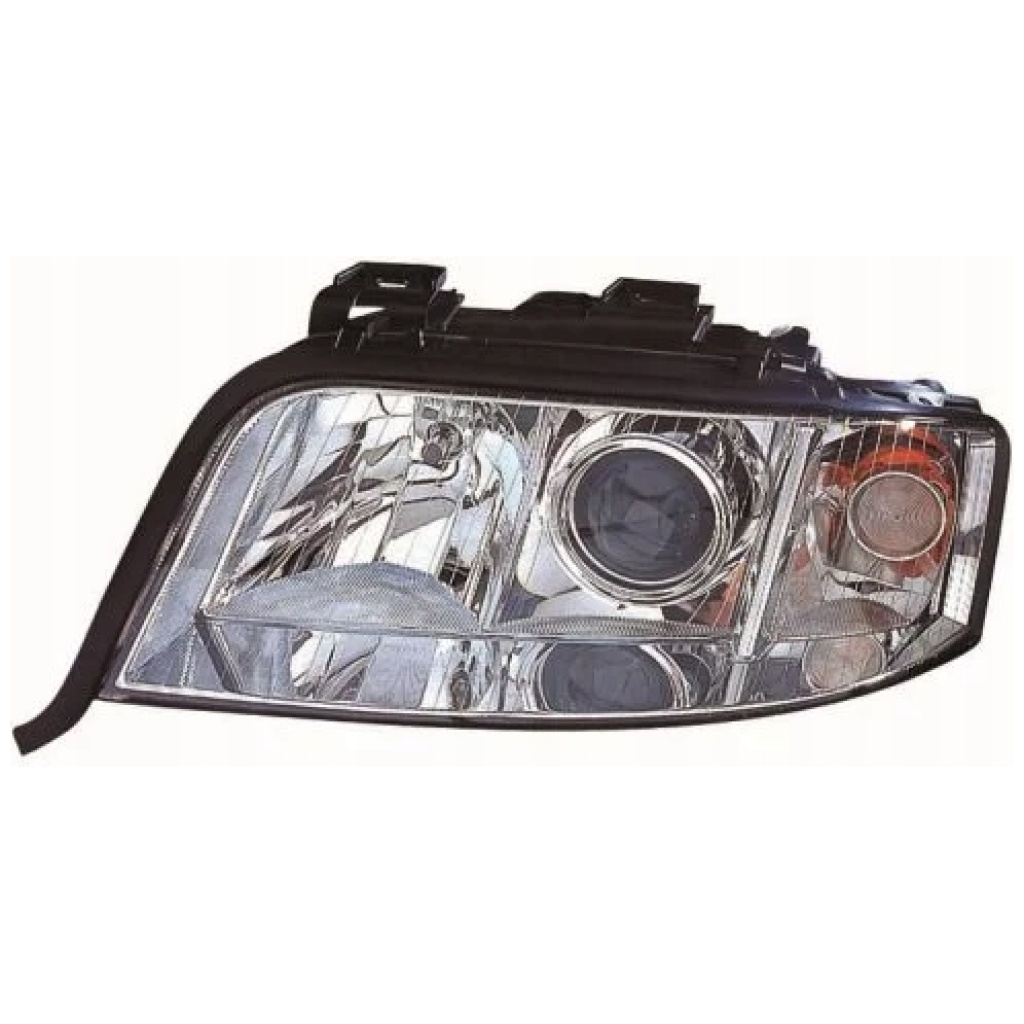 Strålkastare vänster Audi A6 C5 (4B) 08/01-01/05 Xenon D2S/H7 eljustering 441-1194L-LDHEM 4B0941029R