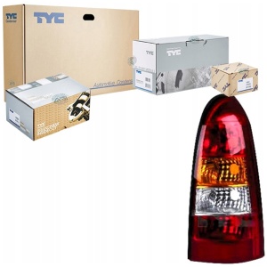 TYC Baklampa höger (orange blinkers, rött glas) Opel Astra G Kombi 11-0391-01-2 9117265 12520538046 main