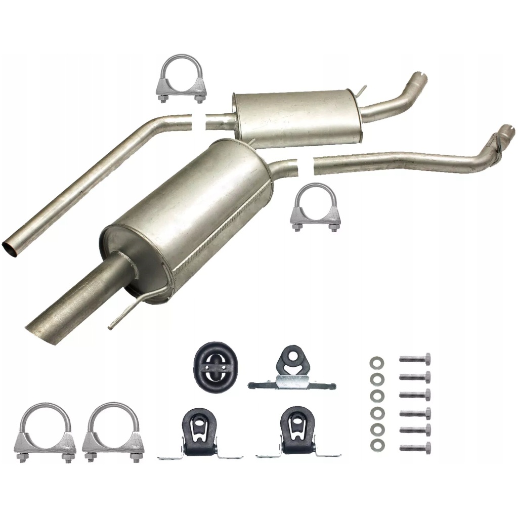 Avgassystem ljuddämpare VW Transporter IV T4 SWB/LWB 2.0–2.8 1996–2003 ZEST.06.138+30.603E 023253409AJ